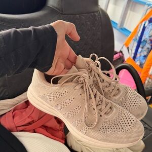 APL Women's Knit Lace-Up Sneakers - Beige